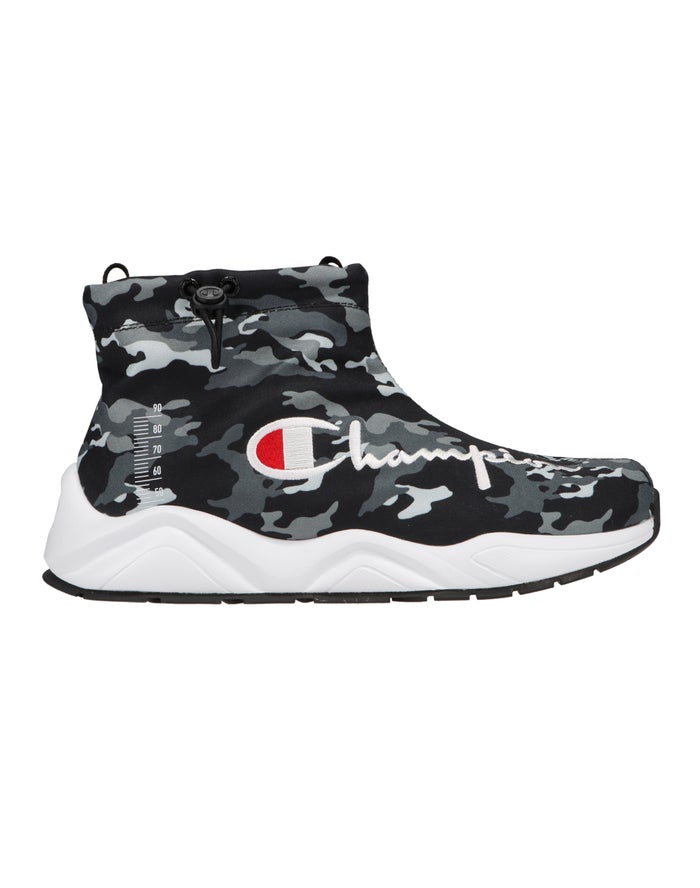 Zapatillas Champion Hombre - Rally Drizzle ( Negras/Blancas ) 5614839-XD